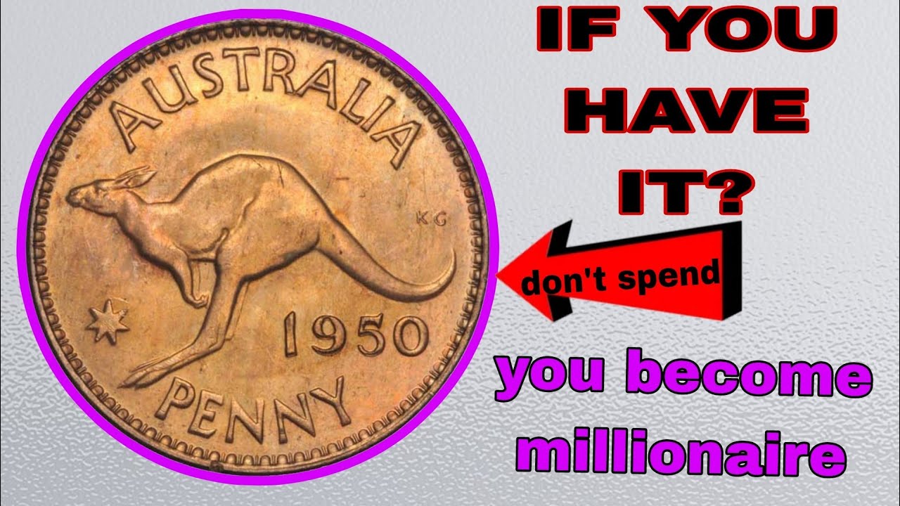 Ultra Rare 1950 Australia penny! Worth a millions of dollars.