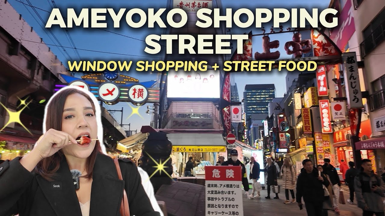 Ameyoko Shopping Street Tokyo 🇯🇵 | Window Shopping with Prices + Must-Try Street Food!