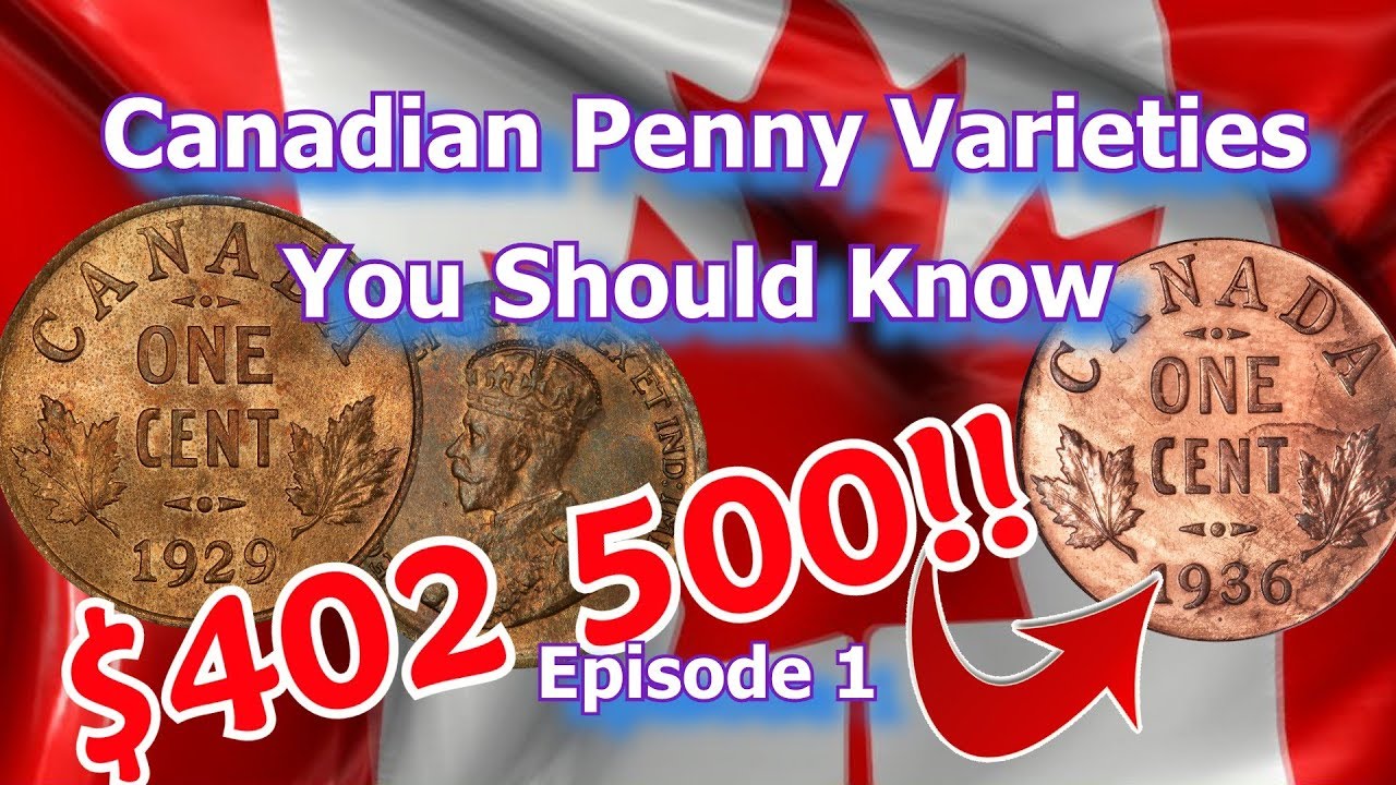 Canadian Penny Varieties Worth Money Ep.1 - 1929, 1936 Dot Penny - Canadian Pennies to Look For