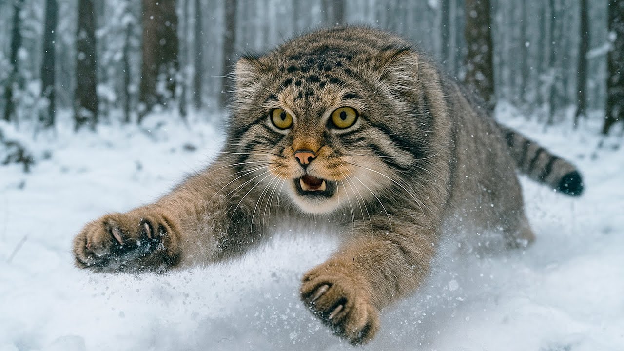 Манул — Самый Загадочный Кот с Недовольной Мордой