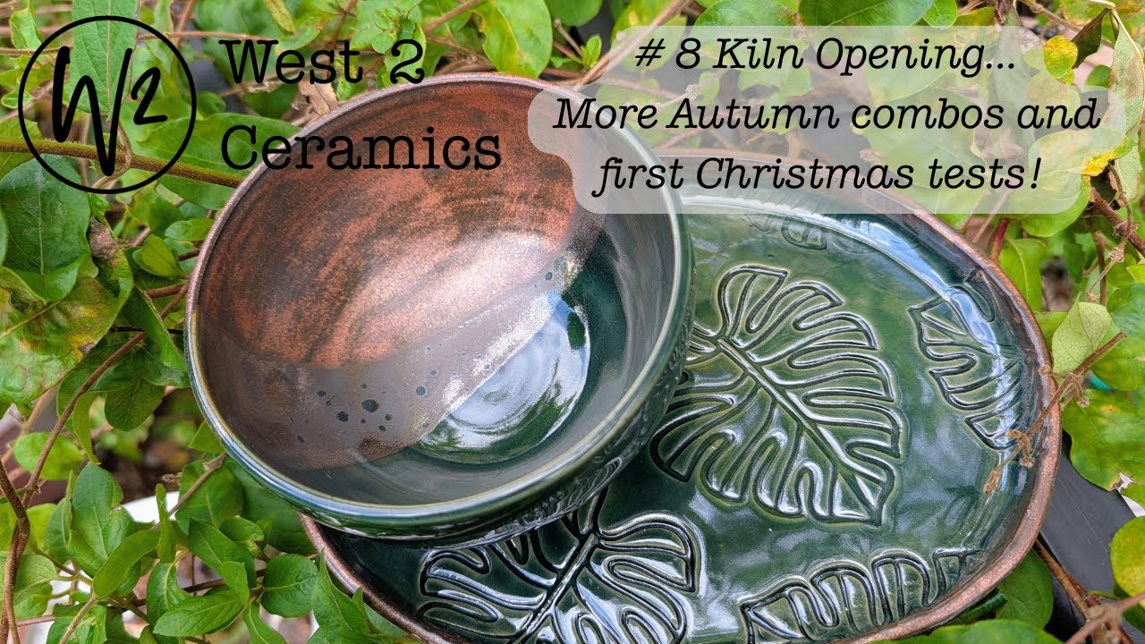 #8 Kiln Opening… first Christmas pieces, autumn glaze combos & a commission gone wild!