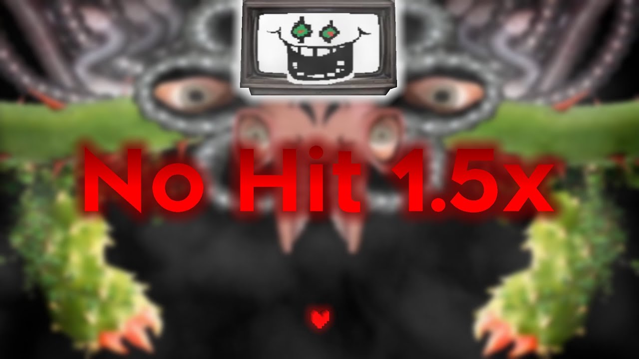 No Hit Omega Flowey 1.5x Speed | Full Fight