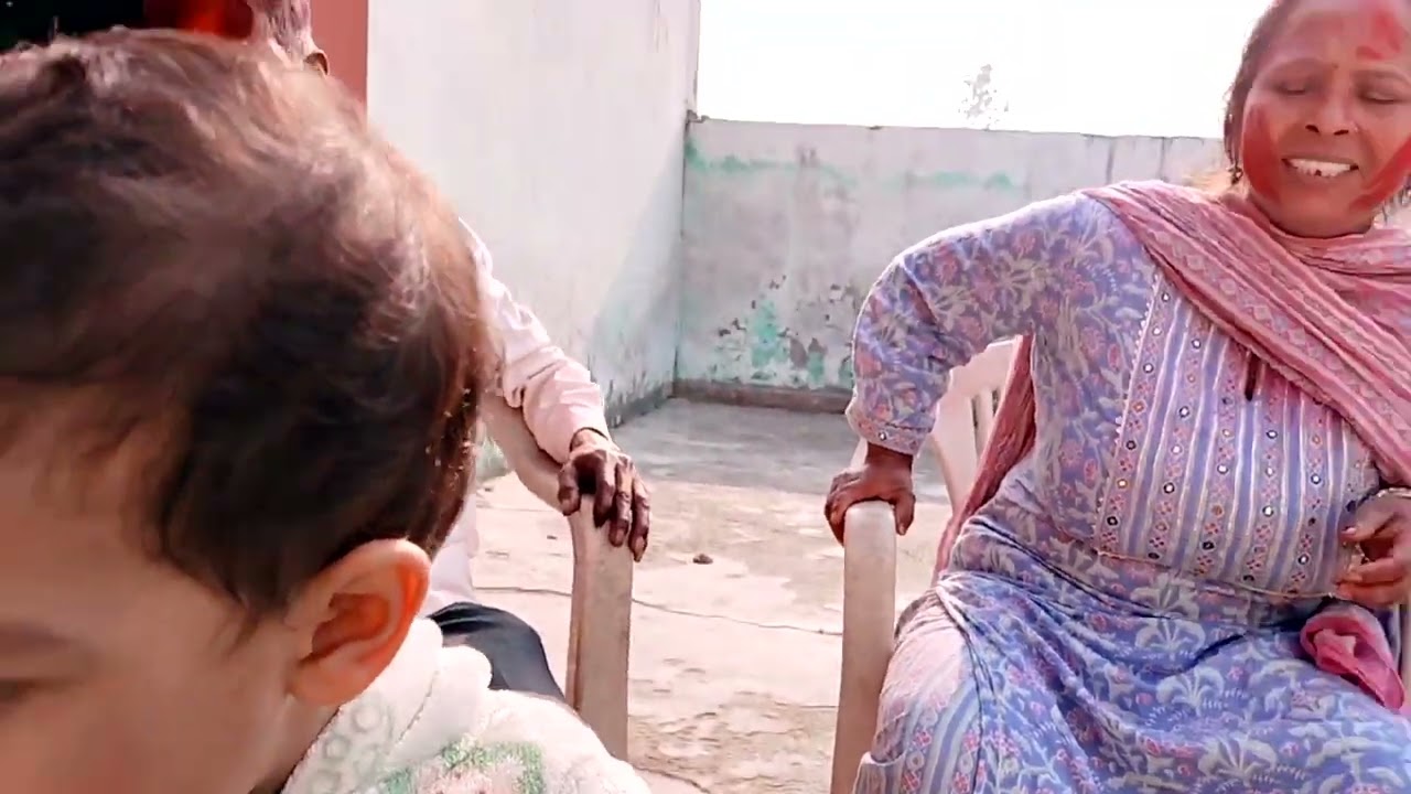 #Happy #Holi #mere #YouTube #family #ko