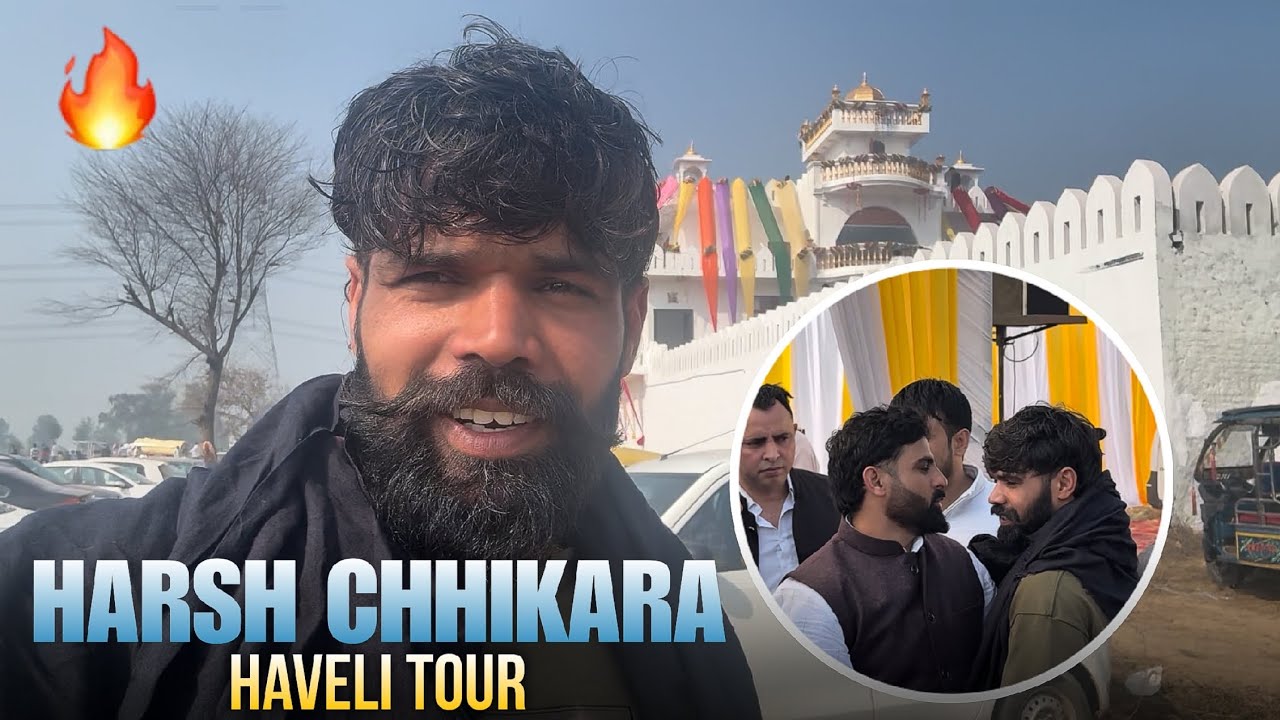 HARSH CHHIKARA भाई के महल के उद्घाटन मे गये|🥰🥰