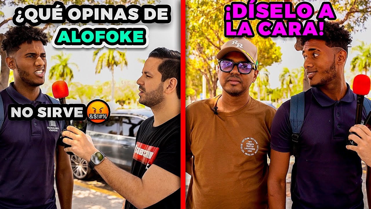 ¿QUÉ OPINAS DE ALOFOKE? 😰 ¡ESTÁ DETRÁS DE TI! 🤣