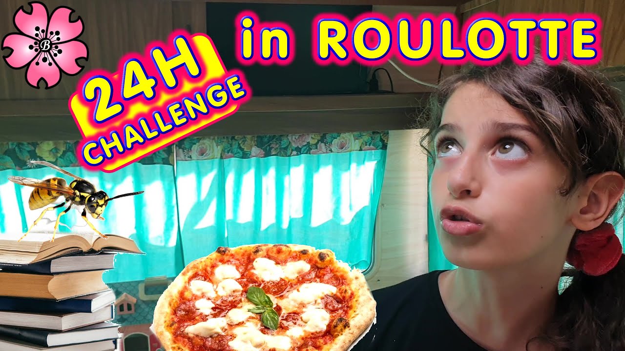 VIVO 24 ORE in una ROULOTTE! Room tour, pizza e...UN RAGNO