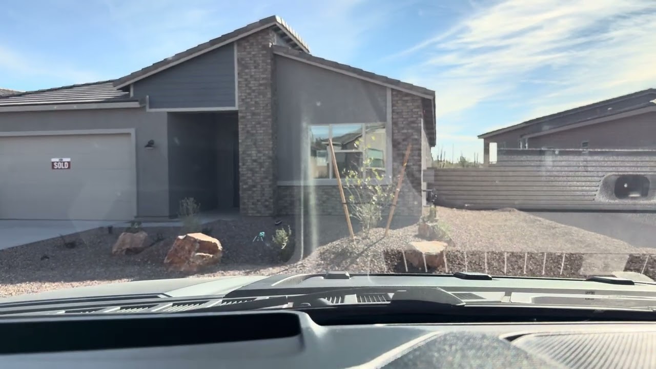 Driving into our Neighborhood 
