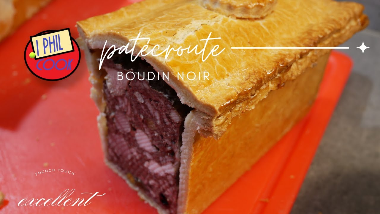 paté en croute au boudin noir
