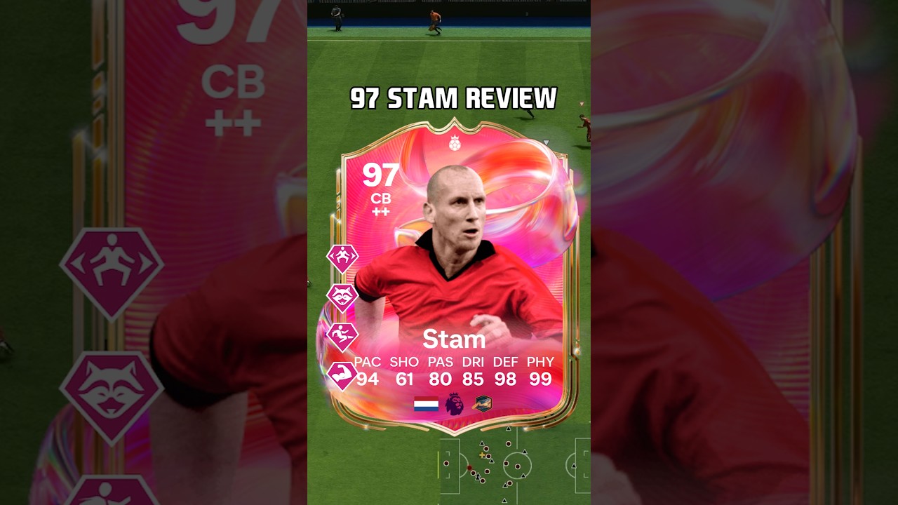 97 Stam Review in EA FC 25, he's a must complete 🥳  #shorts #short #fc25 #eafc25 #futties #stam