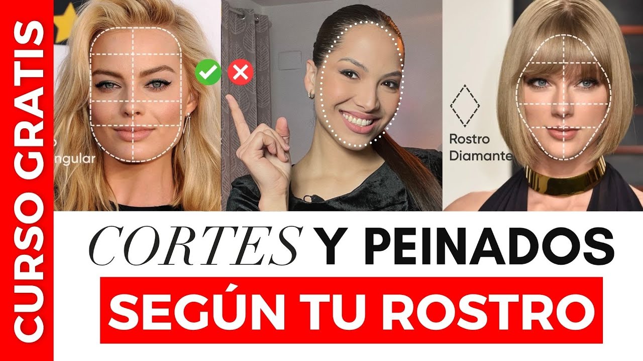 ¿Cómo elegir el mejor CORTE o PEINADO según TU ROSTRO? | Curso Gratis Imagen personal mujeres