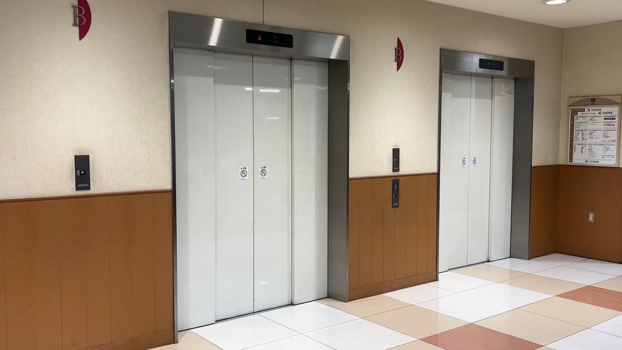 【再撮影】フジグラン緑井エレベーター［３］(三菱)