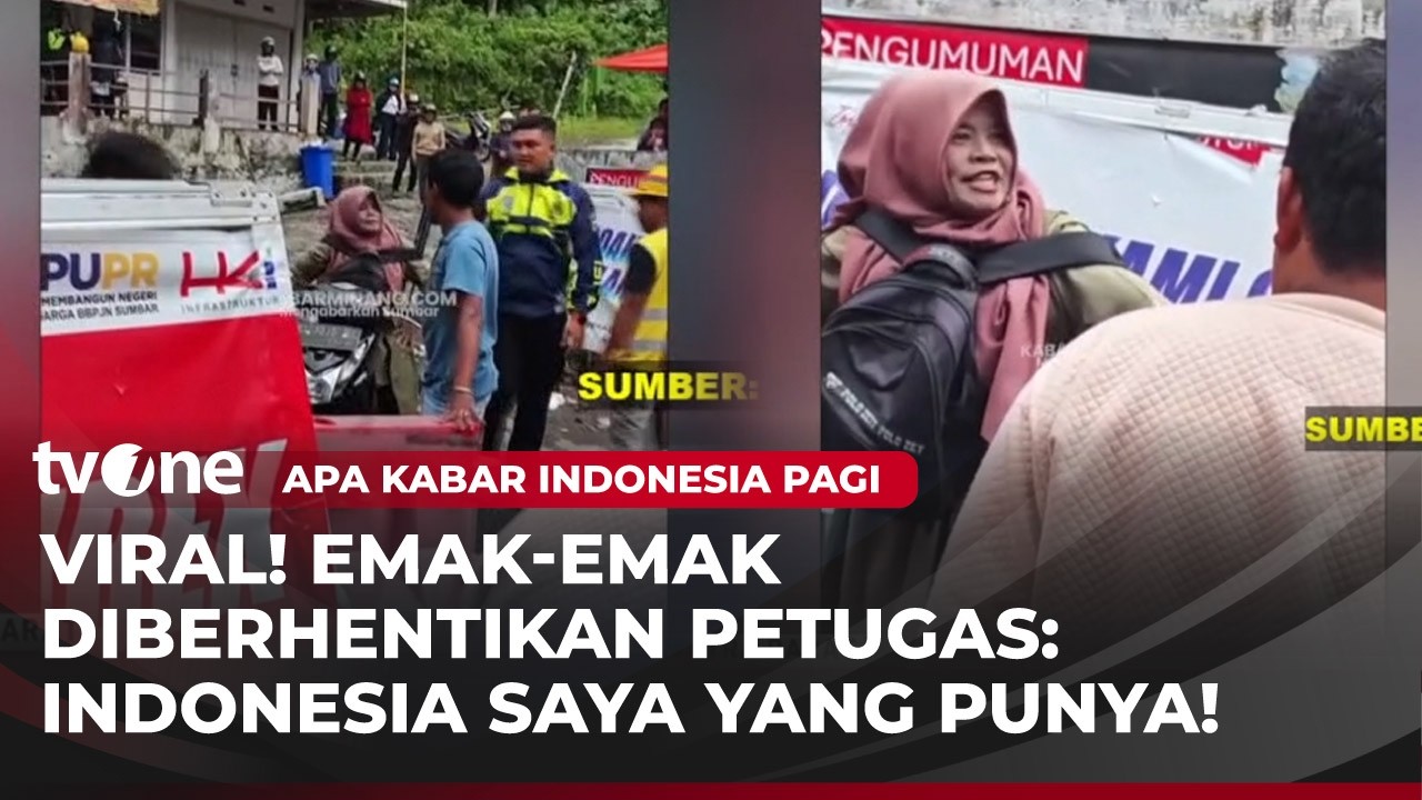 Tak Terima Diberhentikan Saat Melintas, Emak-emak Ngamuk ke Petugas | AKIP tvOne