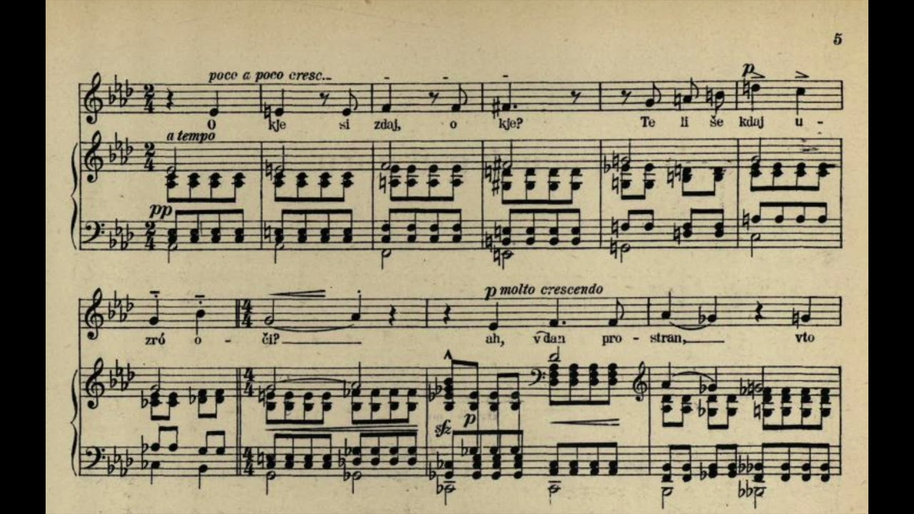Lucijan M. Škerjanc - 6 Lieders for Voice and Piano (Pesmi za glas in klavir)