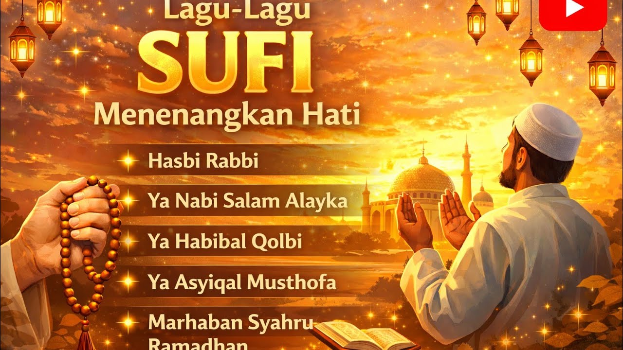 ALUNAN SUFI FULL ALBUM 🎧 Lagu Penenang Jiwa Saat Malam