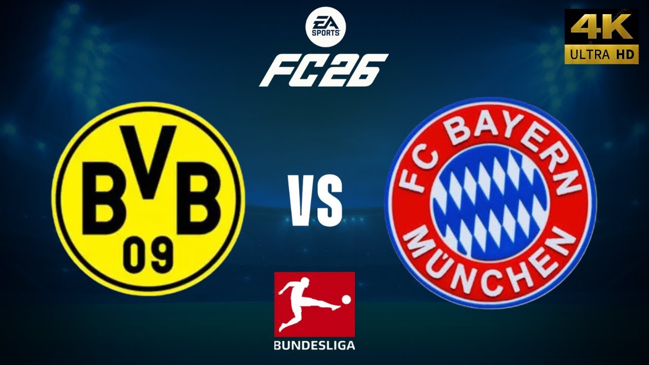 FC 26 - Borussia Dormuntd vs Bayern Munich - Bundesliga 25/26 Full Match - PC [4K60]
