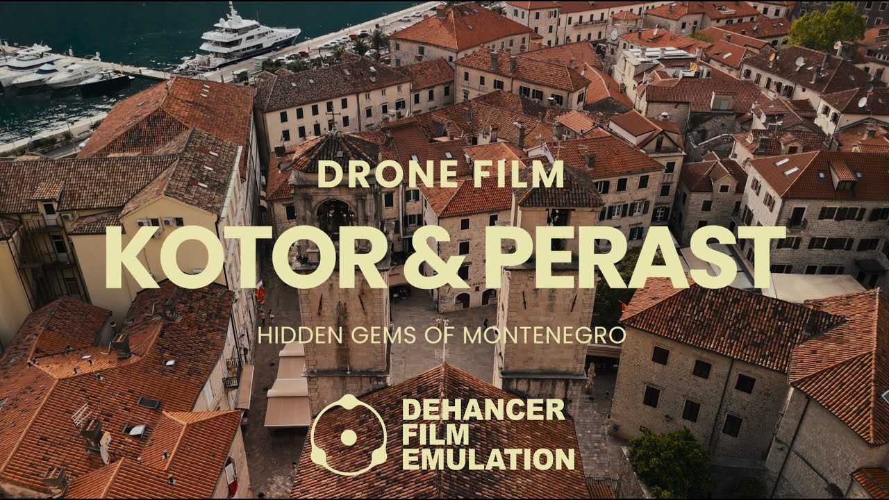 Kotor & Perast: Hidden Gems of Montenegro - Drone film | Graded with Dehancer Film
