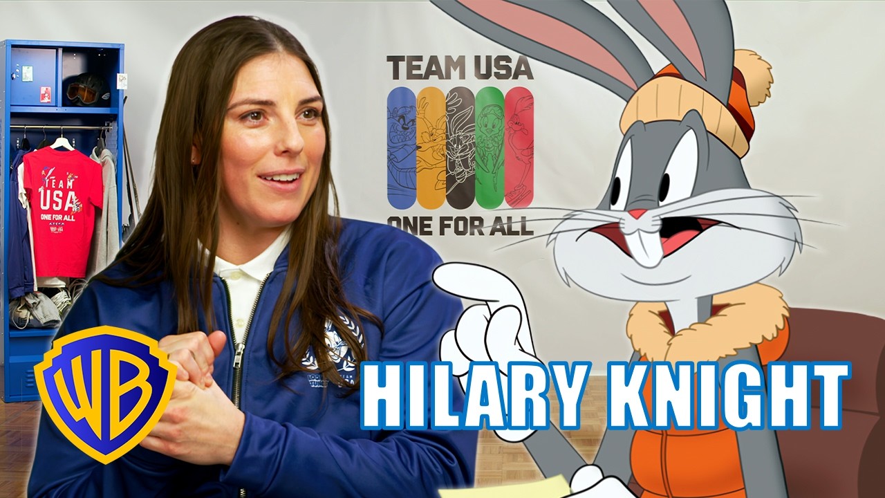 Hilary Knight 🇺🇸🏒 Looney Tunes Presents: Sports Talk with Bugs Bunny | @wbkids