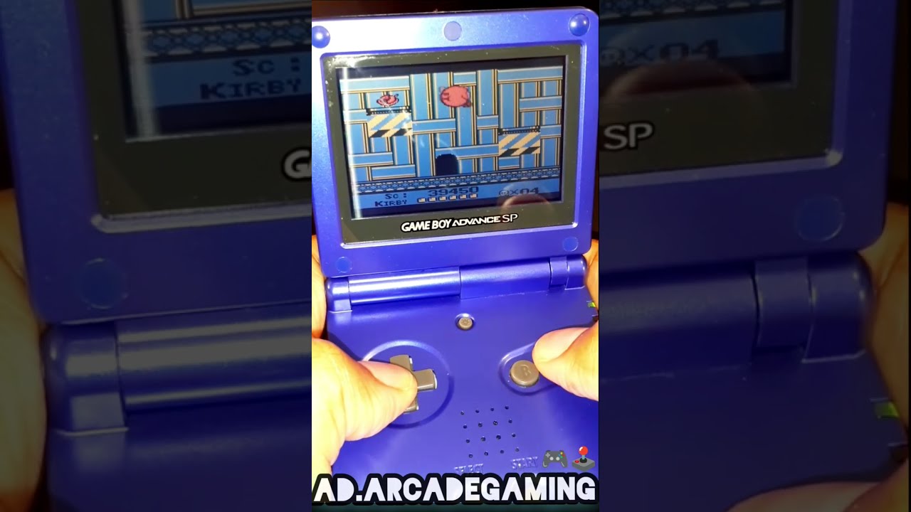 Kirby's Dream Land Stage 1-4 - Game Boy Advance SP (GBA)