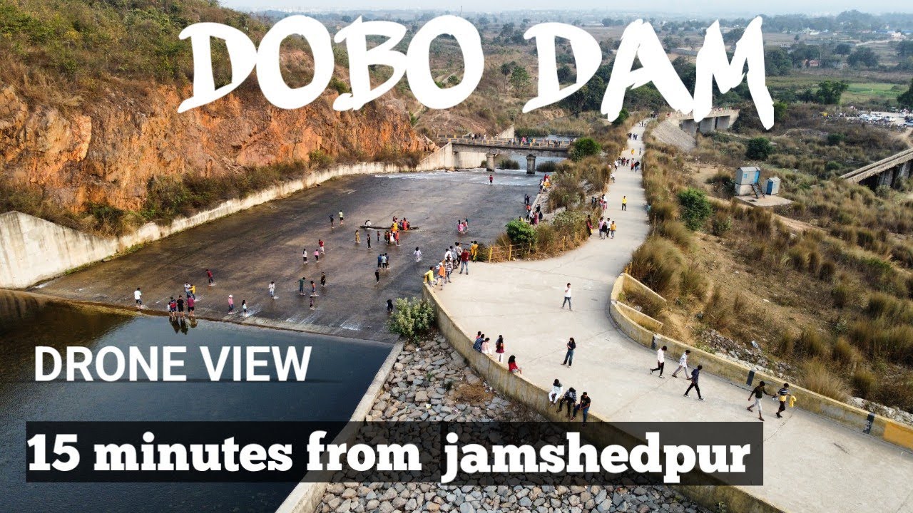 Dobo Dam, Jamshedpur, Beauty Of Jharkhand, Drone View.