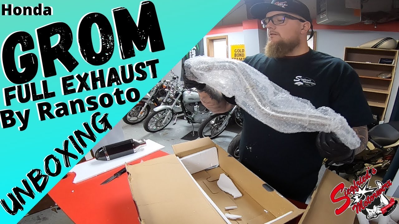 UnBoxing THE CHEAPEST Exhaust you can BUY for a GROM