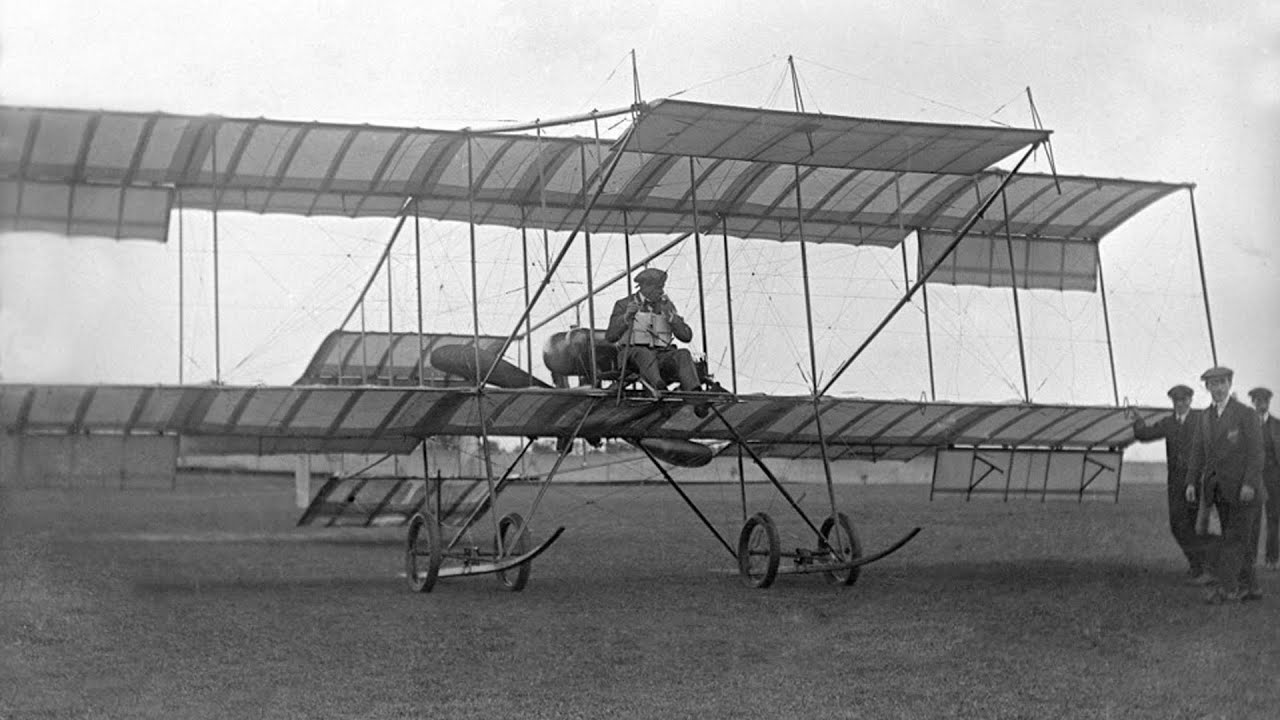 The first powered flight in the Isle of Man