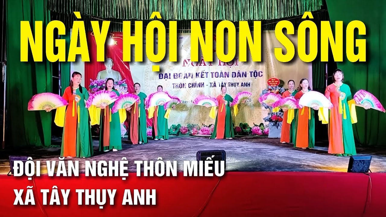 Múa Chèo NGÀY HỘI NON SÔNG | Đội Văn Nghệ thôn Miếu, xã Tây Thụy Anh