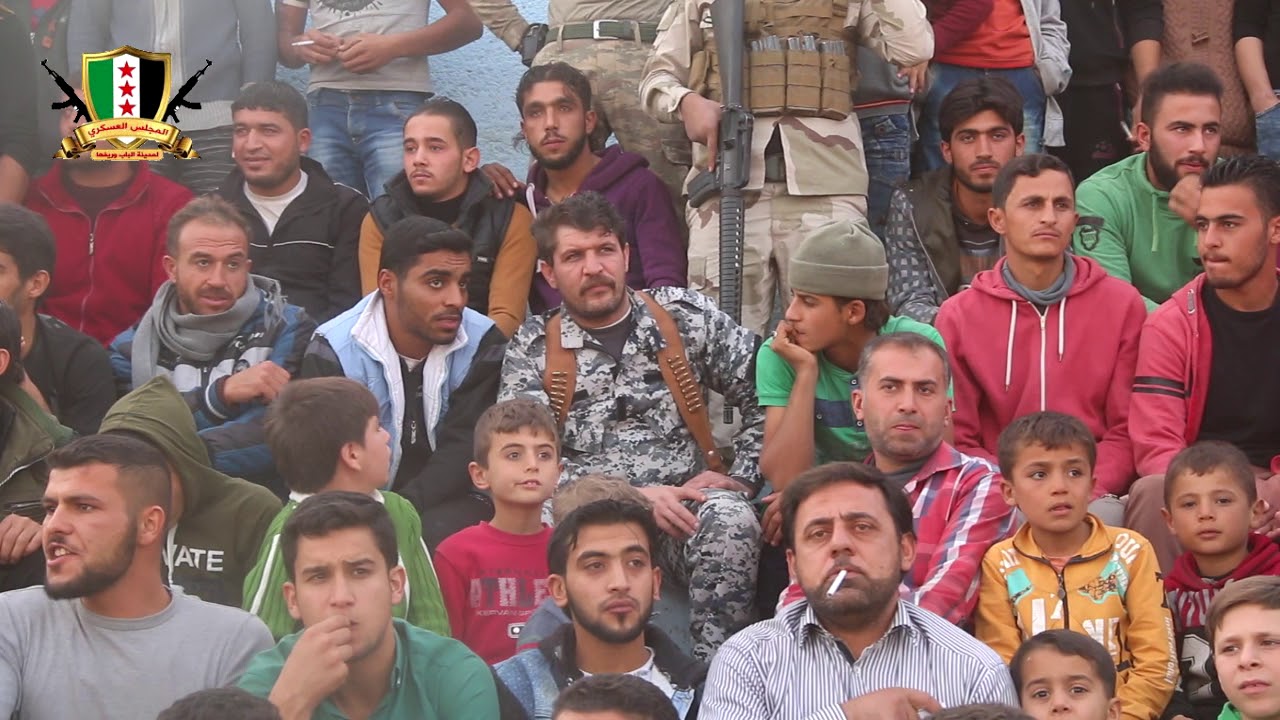 المجلس العسكري لمدينة الباب وريفها مباراة جمعت نادي الباب بنادي قباسين،