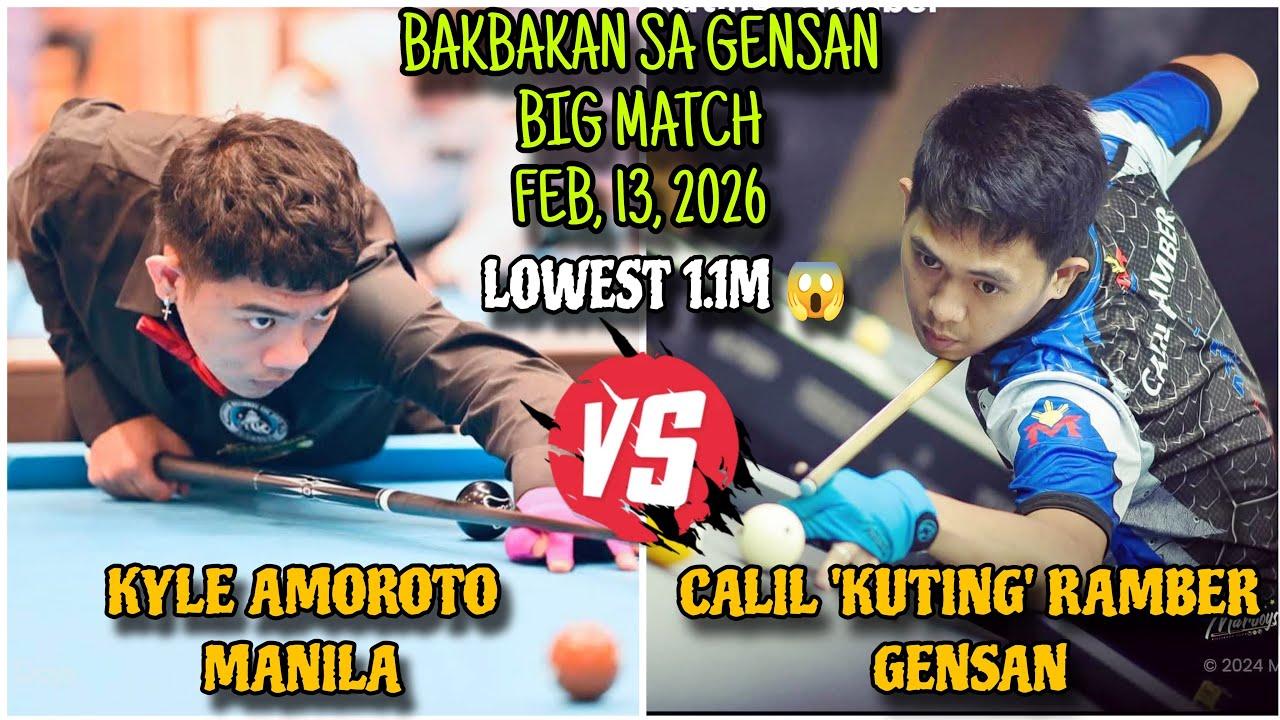 Big Match | Kyle Amoroto Vs Kuting Gensan | Parehas 10Ball Race-23