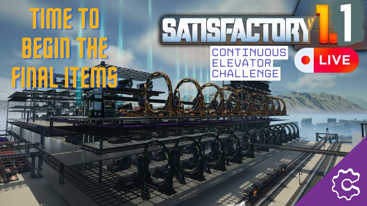 Automating Phase 5 Project Assembly - Satisfactory 1.1 Live (C.E.C + Mods below!)
