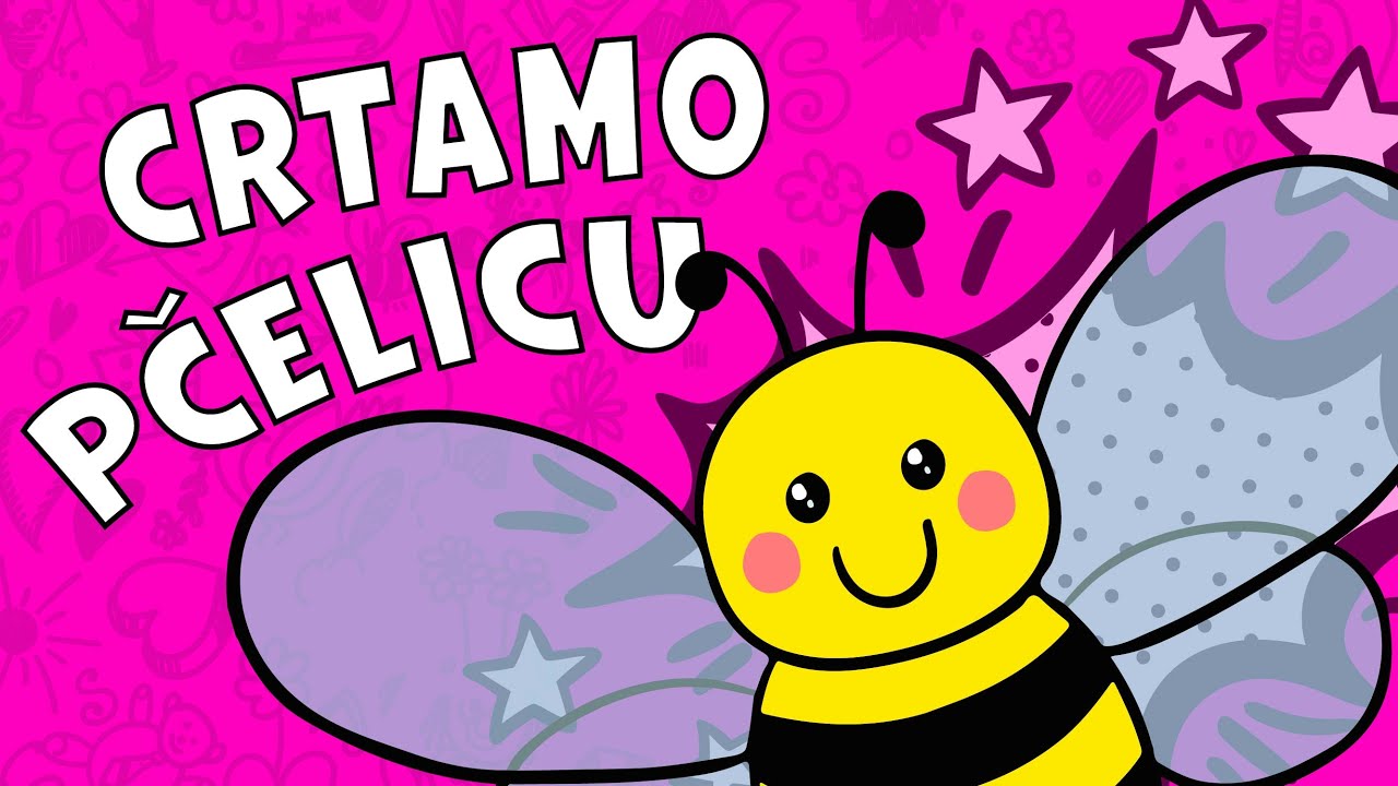 PČELICA // CRTALICA // KREATIVNI KUTAK // UČIMO CRTATI //