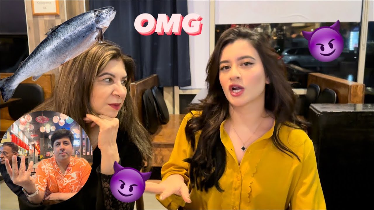 MOIZ ROASTS MAMA 😥|| OMG !! SUCH BIG VARIETY OF SUSHI 🐟