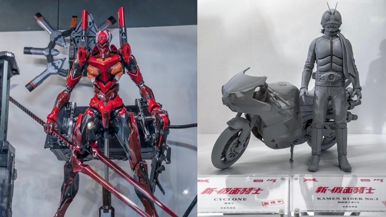 Новые фигурки Evangelion, Kamen Rider и Ultraman представлены на выставке CCS Toys