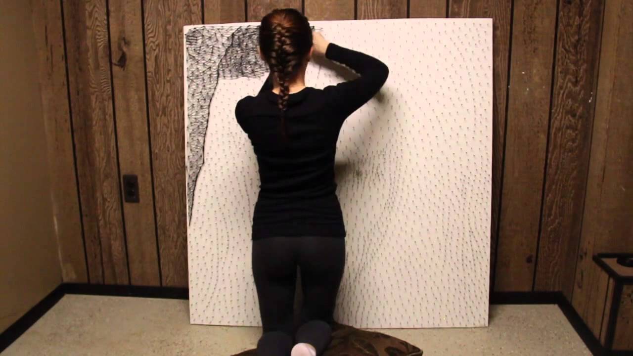 String Art Angelina Jolie
