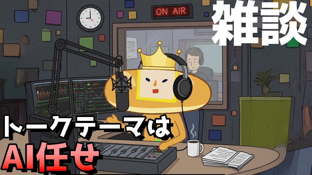 AIにトークテーマを決めてもらう雑談