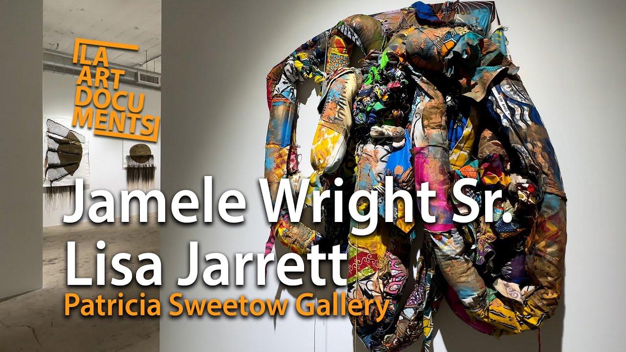 Jamele Wright Sr. & Lisa Jarrett at Patricia Sweetow Gallery