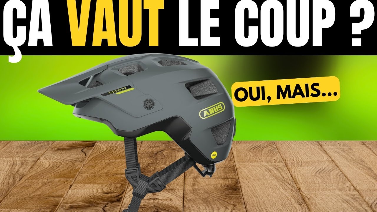 ABUS MTB-Helm MoDrop MIPS – Casque VTT Robuste et Sécurisé pour Adultes Unisexe avec Ajustement