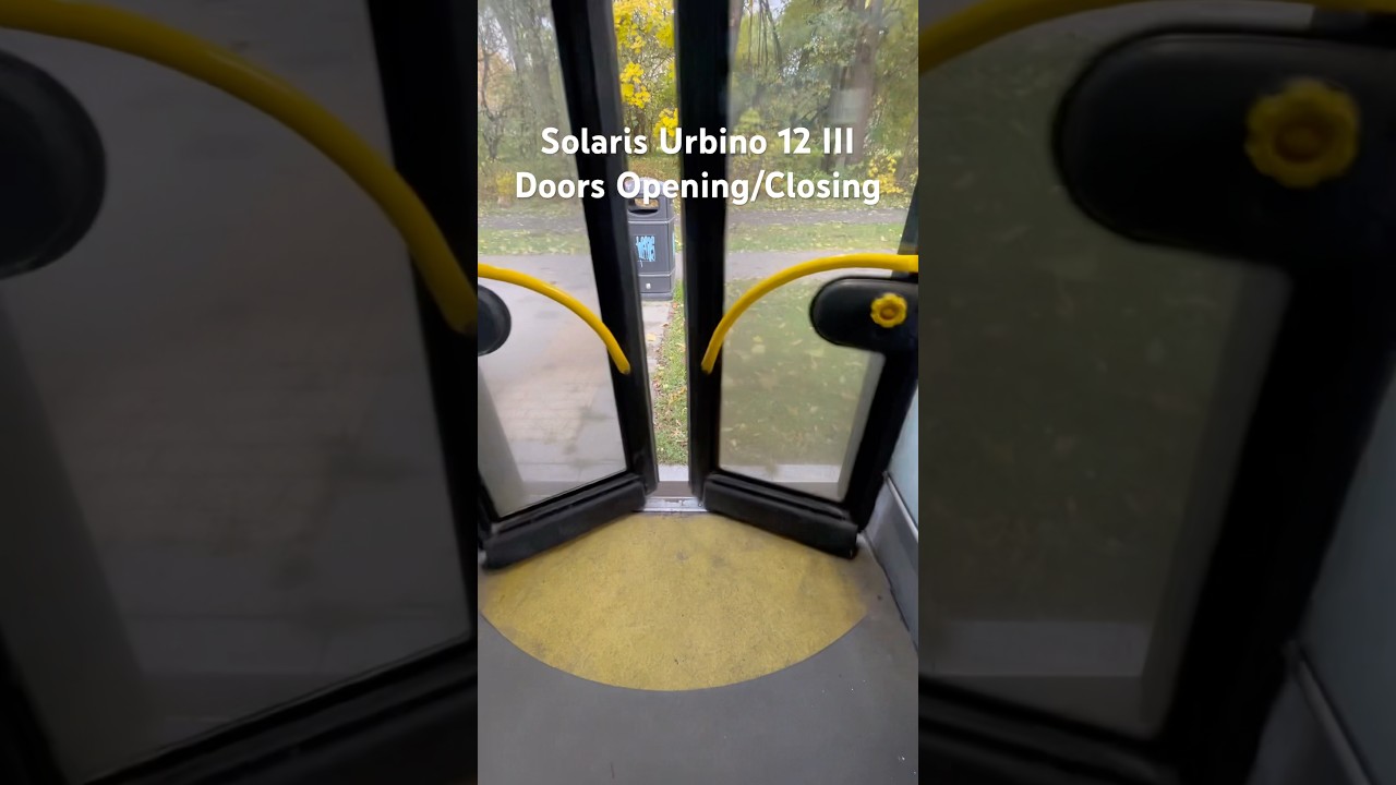 Solaris Urbino 12 III Doors Opening/Closing #bus #doors #beep #door #solaris