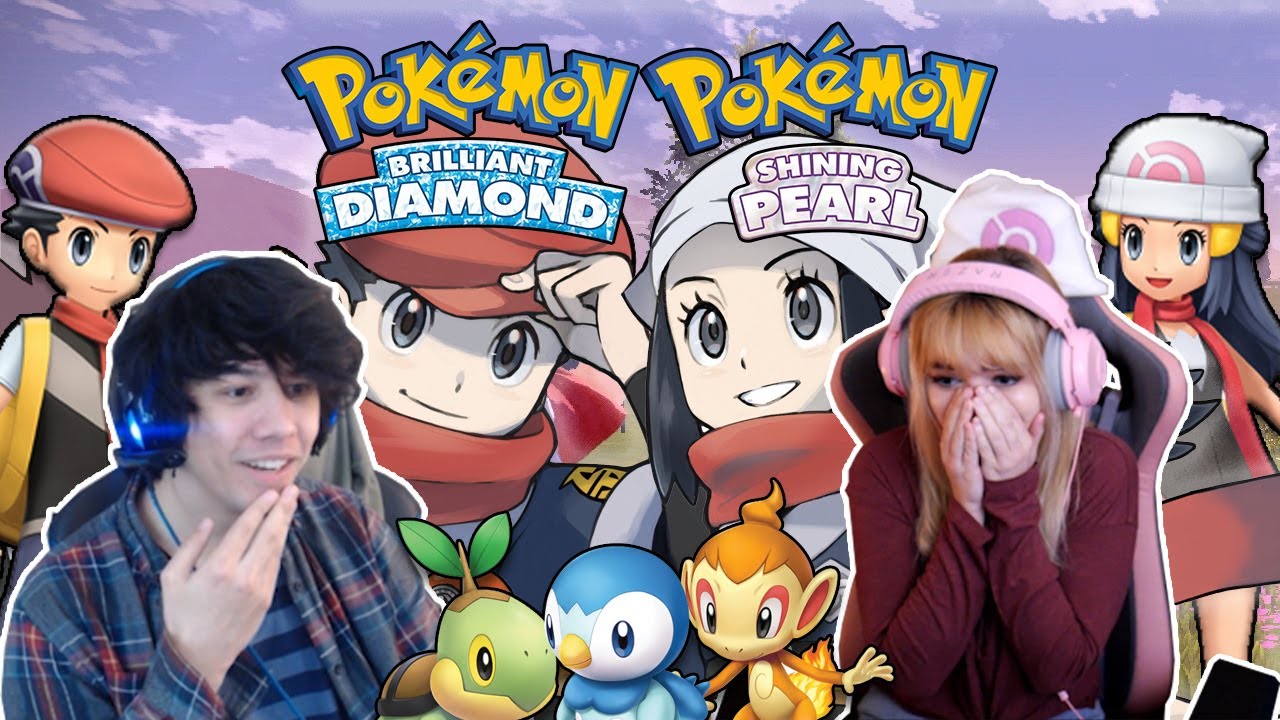 Reacting to Pokémon DIAMOND AND PEARL SINNOH REMAKES with  @TheAuraGuardian   !! | LittleShellder