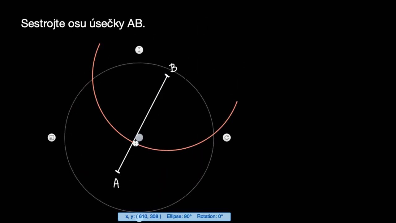 Osa &uacute;sečky | Matematika | Khan Academy