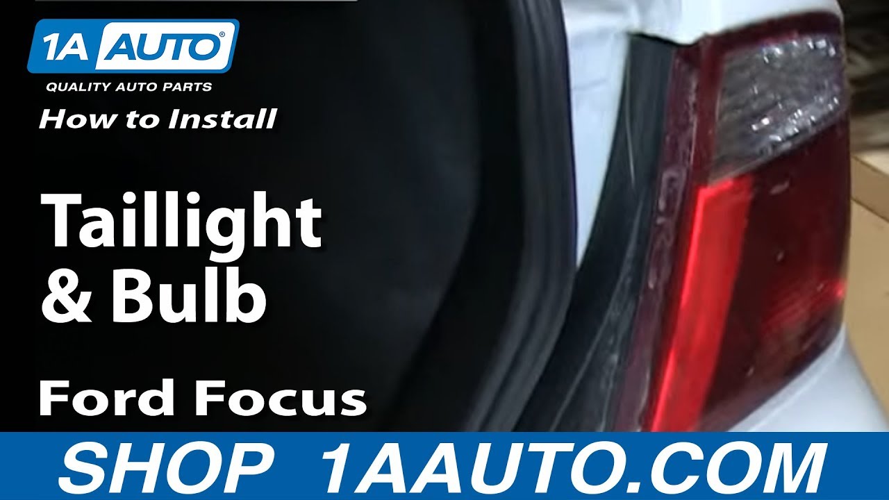 Как заменить задний фонарь на Ford Focus 2005-2007 годов