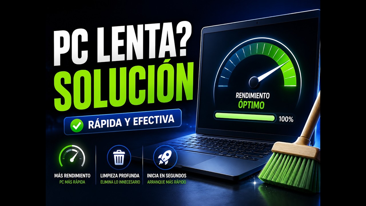 ¡Haz que tu PC Lenta Vuelva a Ser Rápida! 🖥️ Guía de Limpieza y Optimización sin programas.