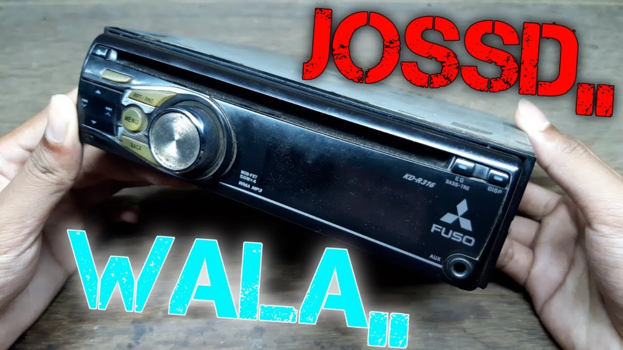 Bongkar Tape Mobil JIC model : KD-R316M...jossd
