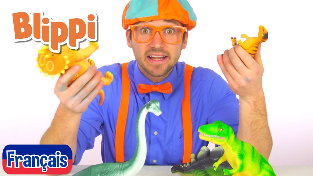 D&eacute;couvrez le nom des dinosaures - Blippi en fran&ccedil;ais | Vid&eacute;os &eacute;ducatives pour les enfants