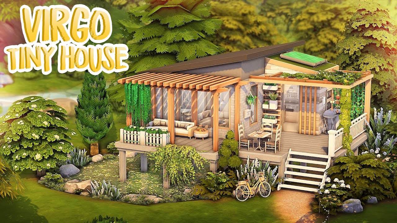 Virgo Tiny House 🪴 | The Sims 4 Speed Build