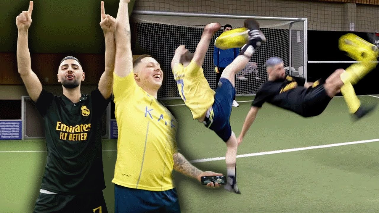 FUßBALL CHALLENGE in REAL LIFE | Jordan & Semih