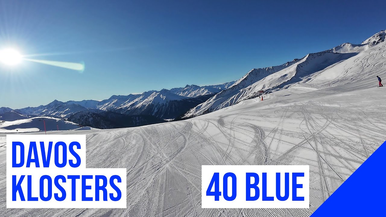 Davos Klosters (Parsenn), 40 🔵 BLUE - BLAU (Gruobenalp) #1 🇨🇭