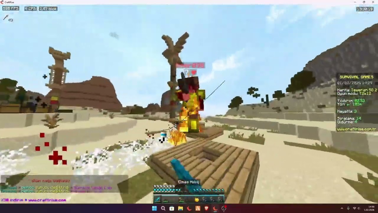 Survival Games Kill Montage #3 #craftrise