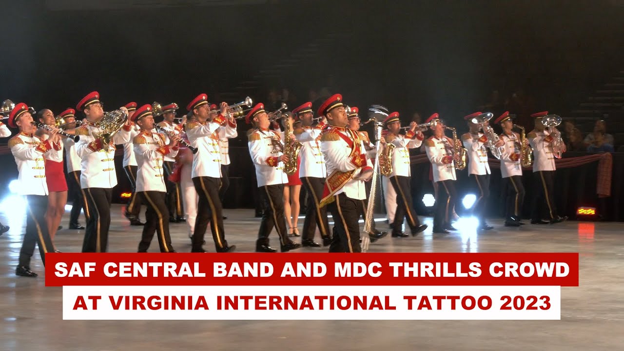 SAF Central Band Thrills Crowd at Virginia International Tattoo 2023 (Edited Version)