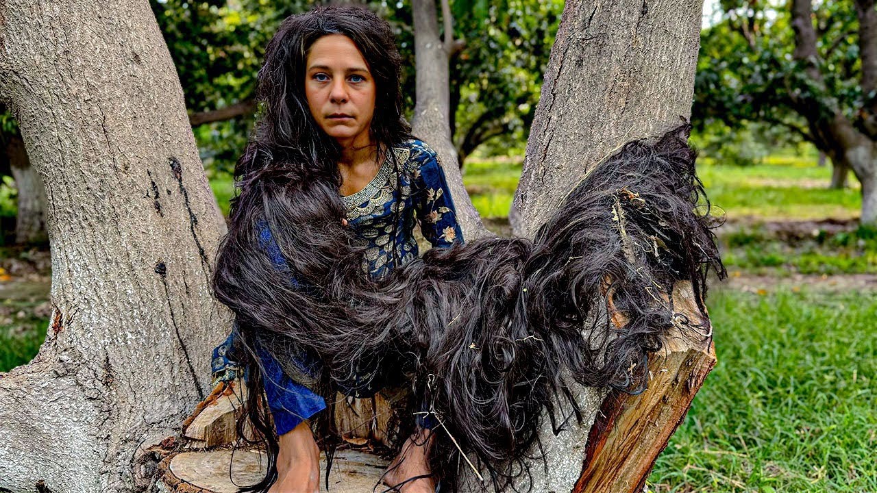 She Was Living Between Trees… 💔 Her Hair Grew Into a Monster After Years 😱