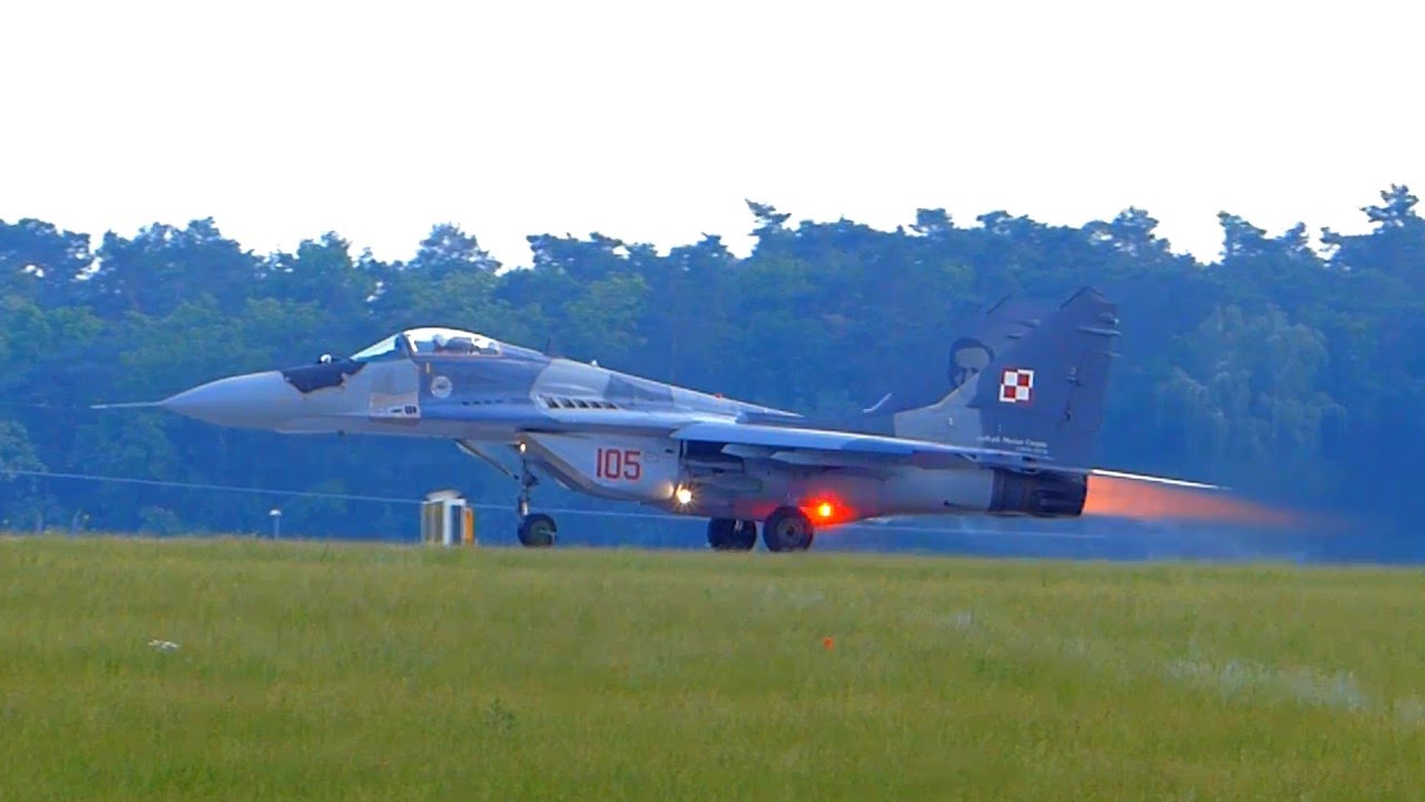 ILA-2016 MIG-29 Fulcrum display Polish Air Force
